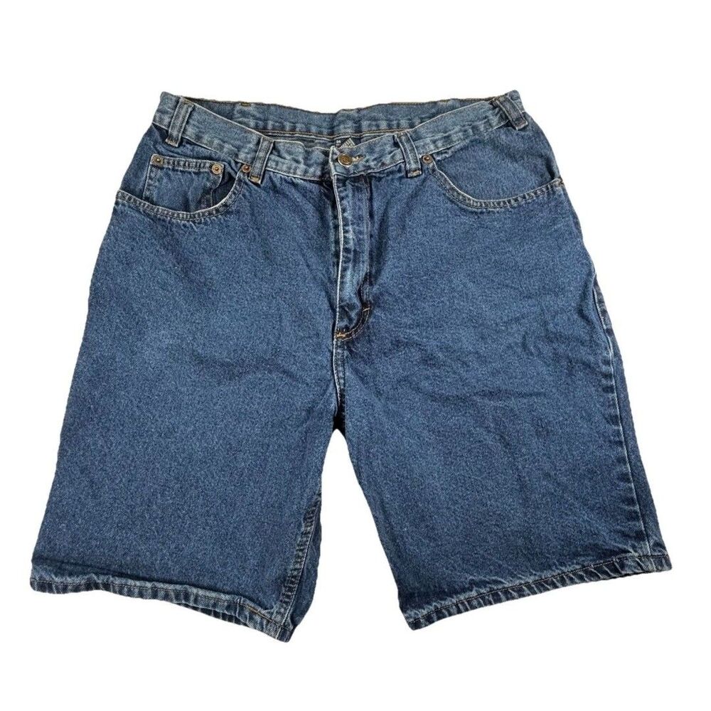 Route 66 Jean Shorts Mens 34 Blue Denim Outdoors Casual Medium Wash 100% Cotton